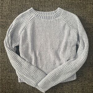 Altar’d State Light Blue Robyn Chenille Sweater